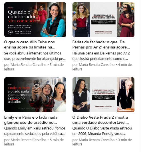 Artigos e conteúdos produzidos para Maria Renata Carvalho